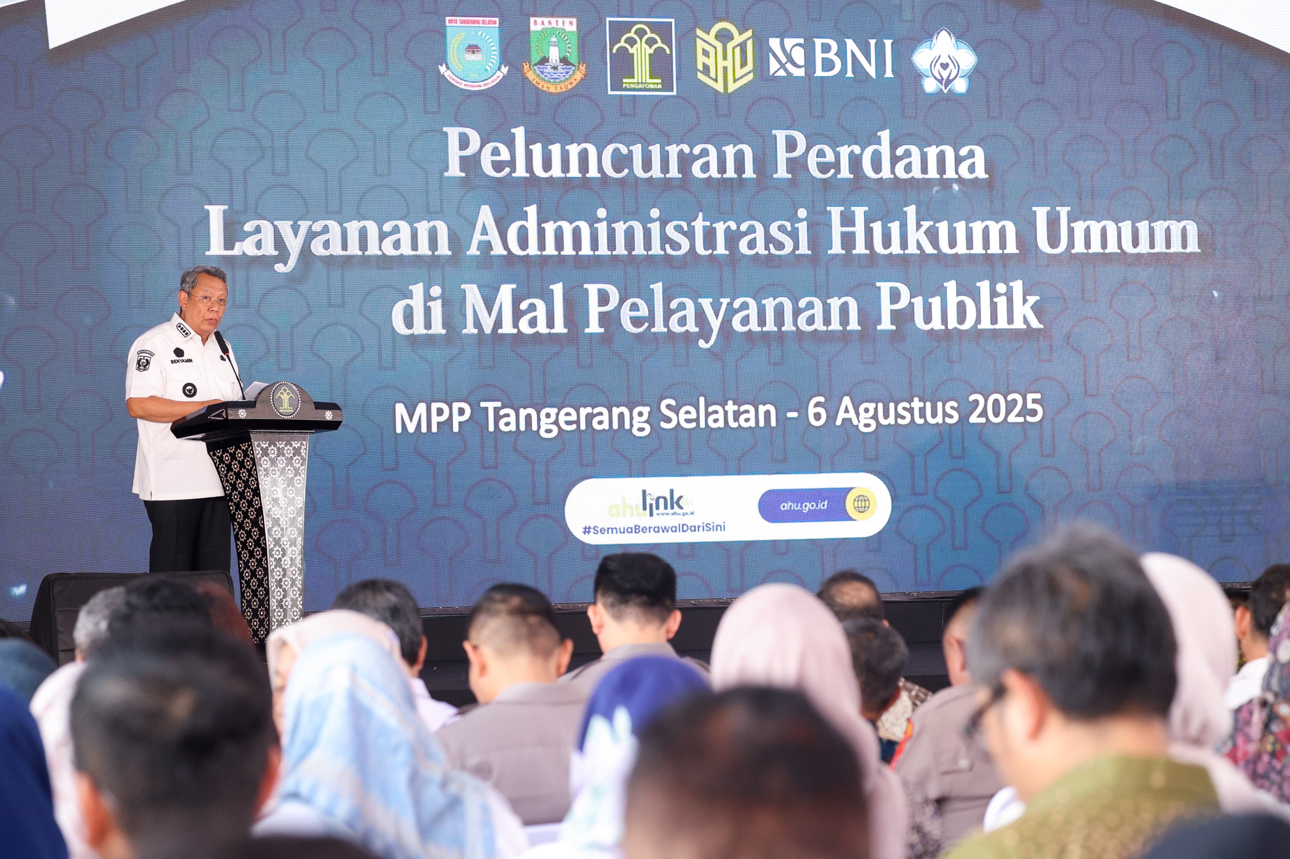 Peresmian Layanan Administrasi Hukum Umum Perdana di MPP Tangsel: Langkah Strategis Mendekatkan Layanan kepada Masyarakat
