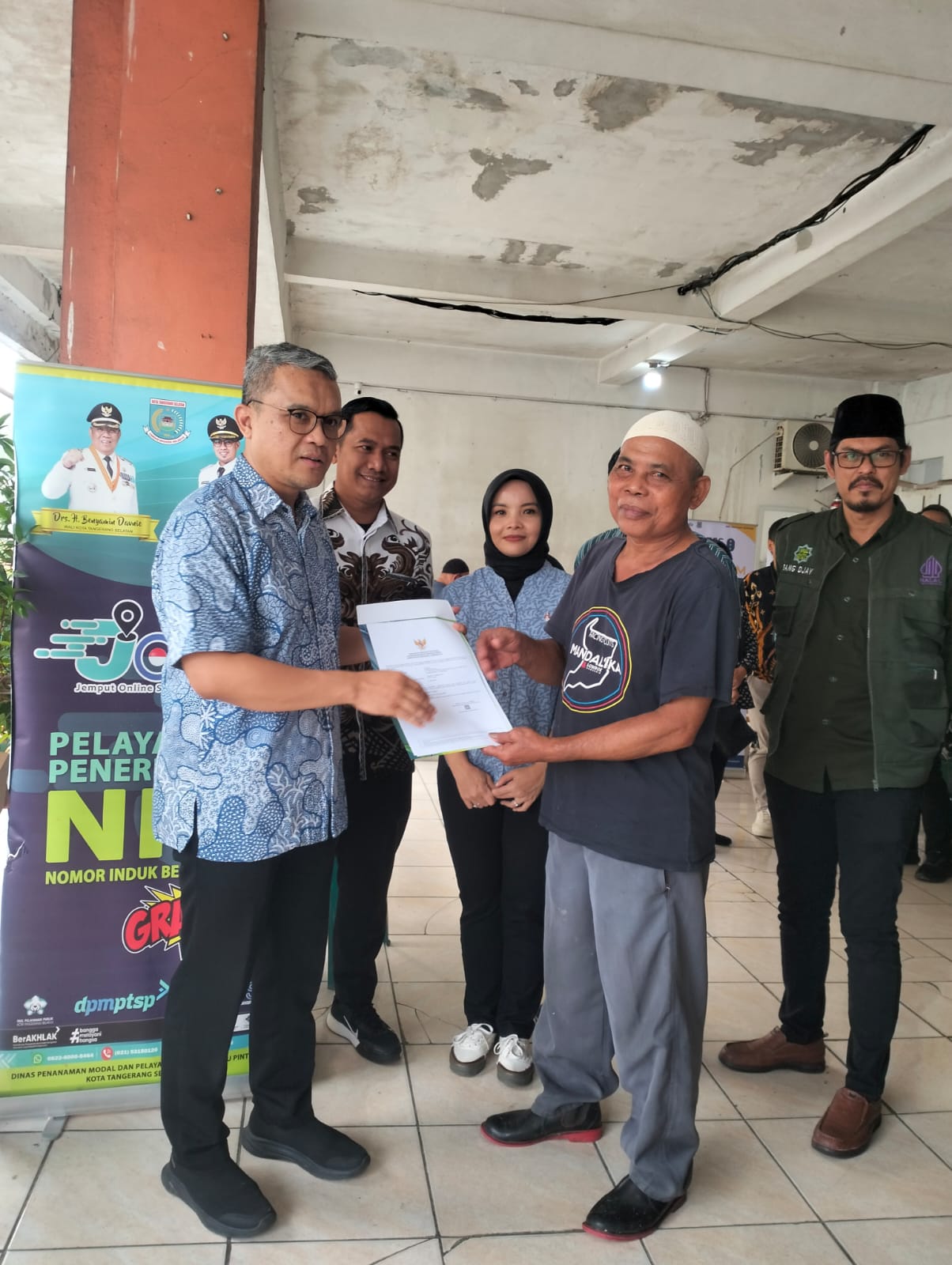 DPMPTSP Tangsel Hadirkan Layanan Terpadu bagi Pedagang dan UMKM Pasar Serpong