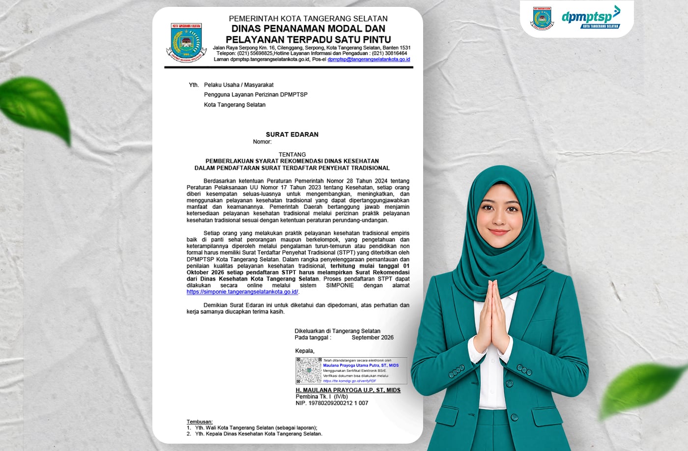 Informasi Pelayanan DPMPTSP